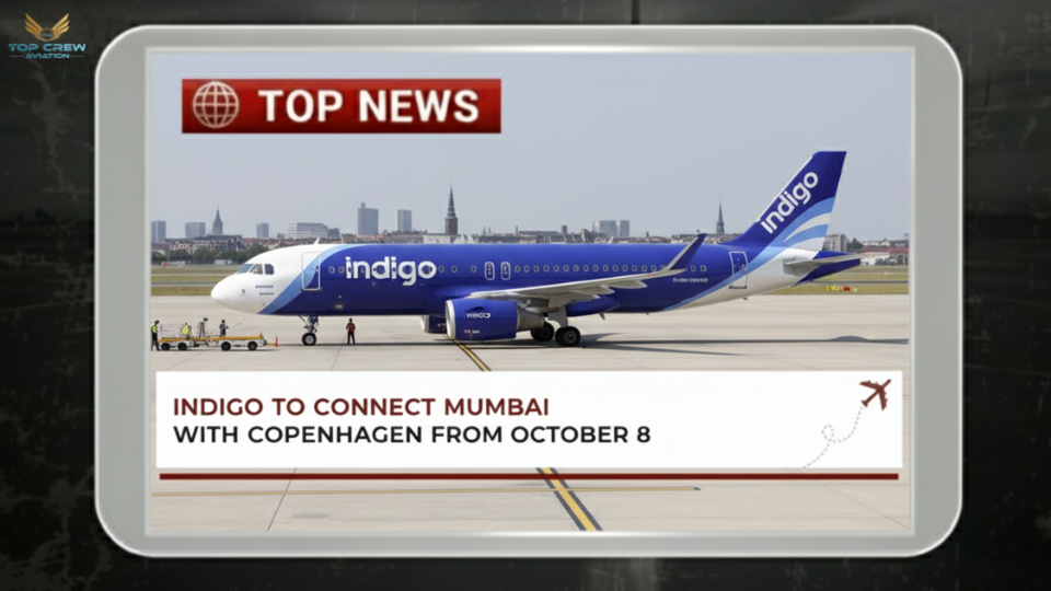 IndiGo to Launch Direct Mumbai–Copenhagen Flights from Oct 8