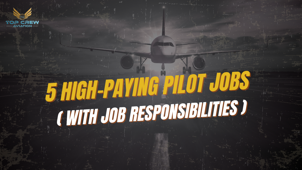 5 High-Paying Pilot Jobs ( With Job Responsibilities )