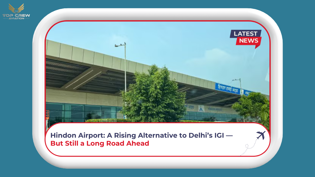 Hindon Airport A Rising Alternative to Delhi’s IGI — But Still a Long Road Ahead
