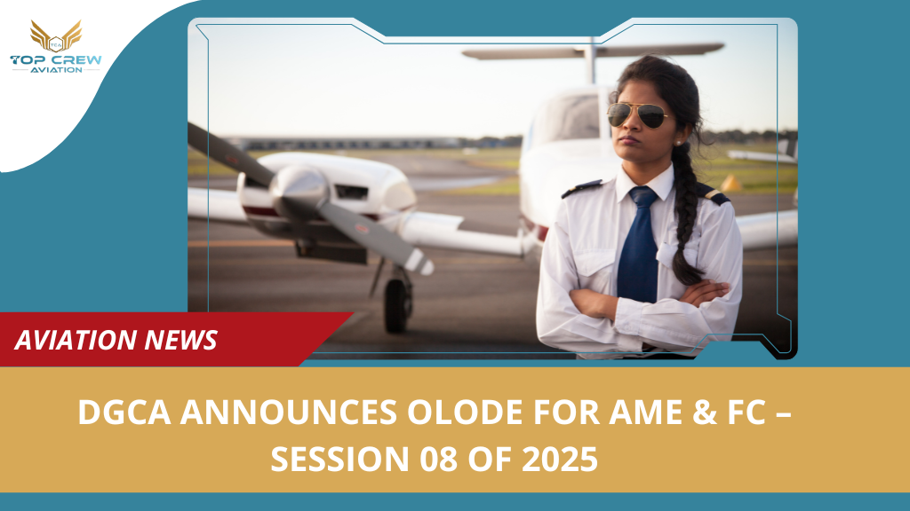 DGCA Announces OLODE